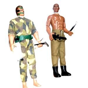 G 2 Vintage In Time Production Soldiers+ Weapons Lot G